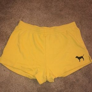 Yellow shorts